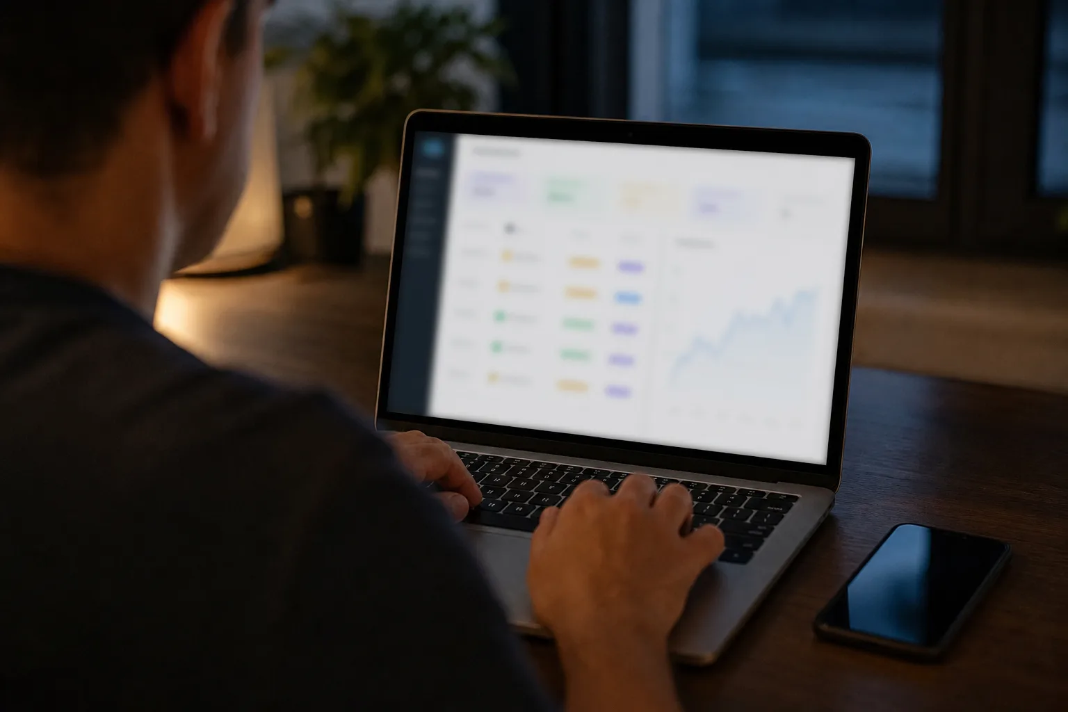 A dashboard showing incoming orders and conversion numbers