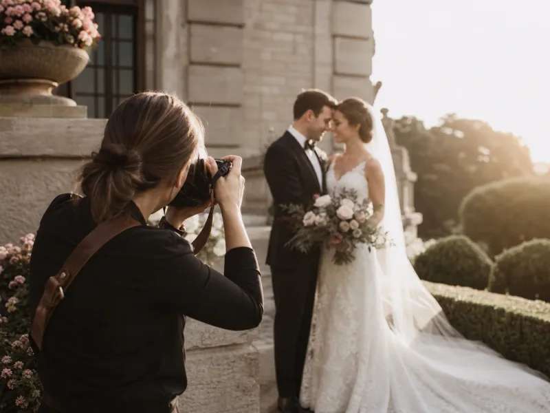 Wedding Photographer landing page template preview